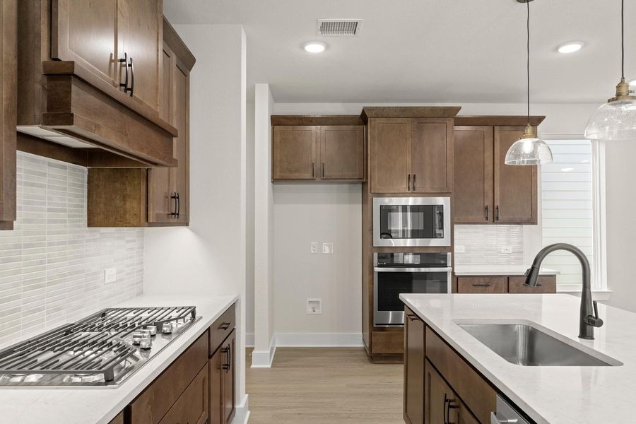 Furnished interior view inside a new home in Carriage Collection at Painted Tree, McKinney (Image 7).