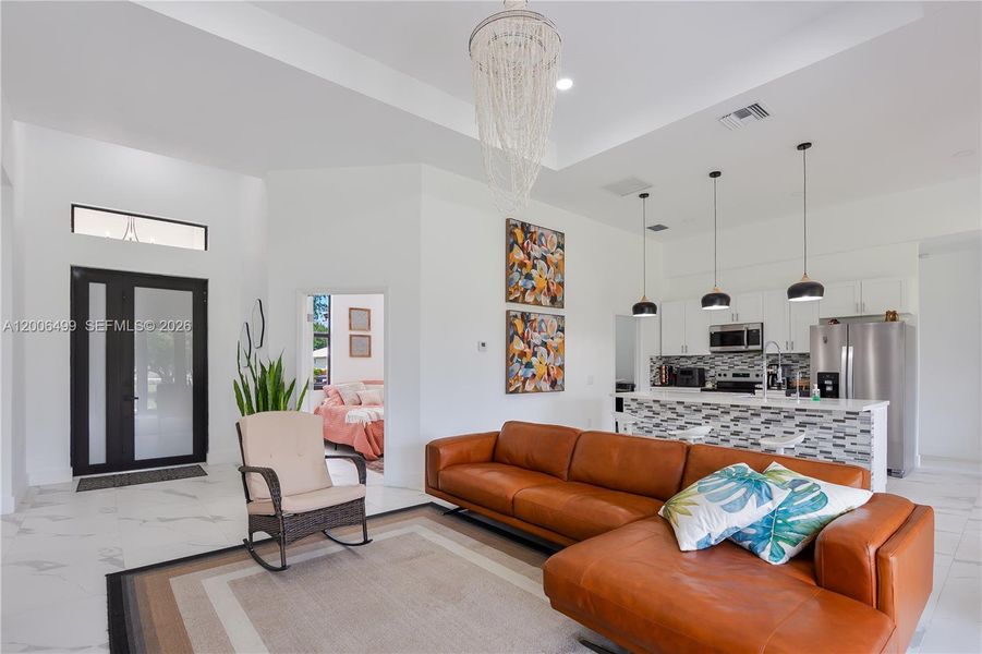 Furnished interior view inside a new home in , Clewiston (Image 13).