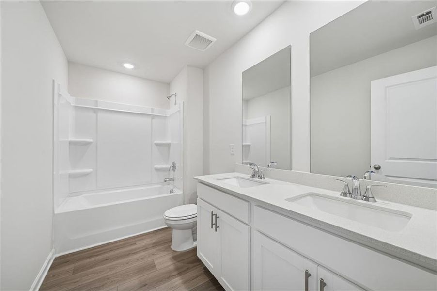 Furnished interior view inside a new home in Preserve at Mountain Creek, Pendergrass (Image 5).