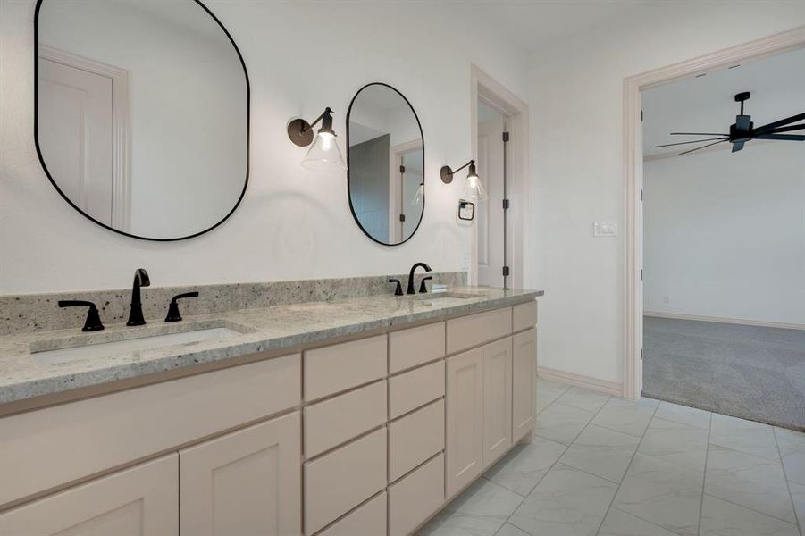 Furnished interior view inside a new home in , Waxahachie (Image 6).