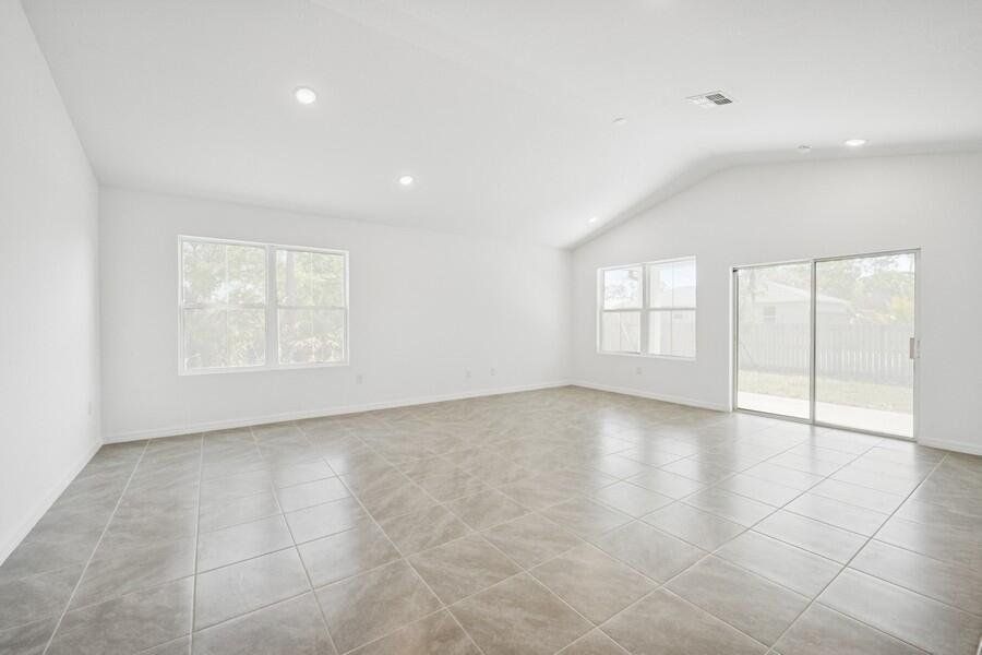 Great Room and Dining Area