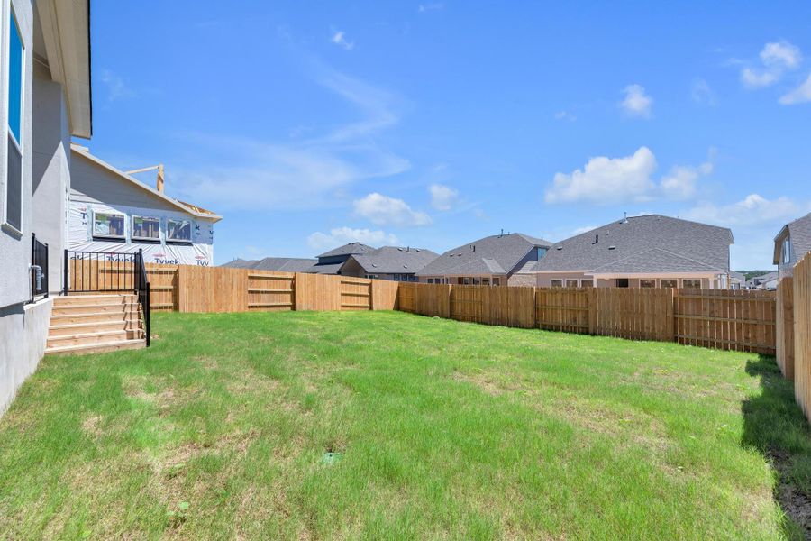 Exterior details and patio area of a home in Nolina, Georgetown (Image 3).