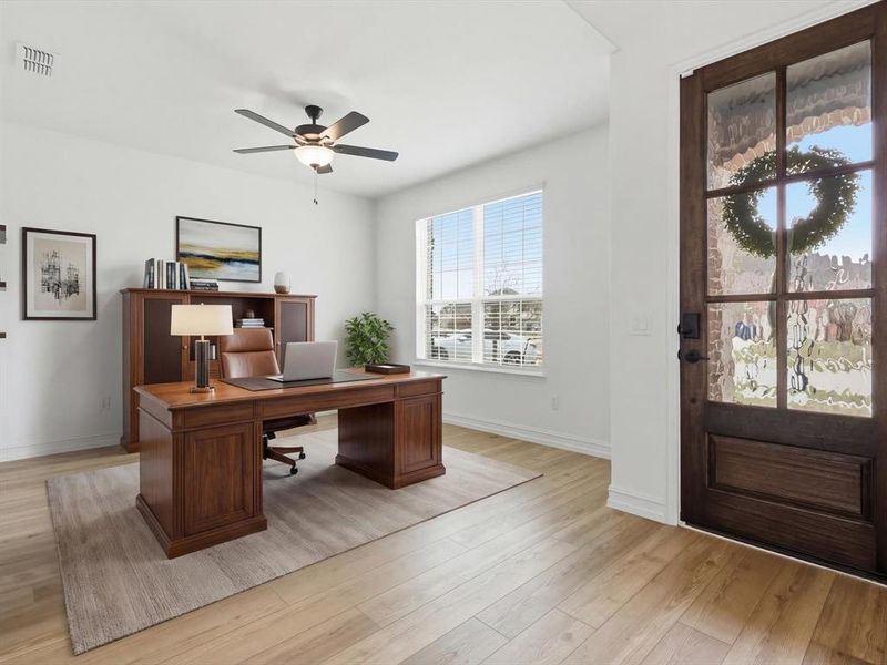 Furnished interior view inside a new home in , McKinney (Image 6).
