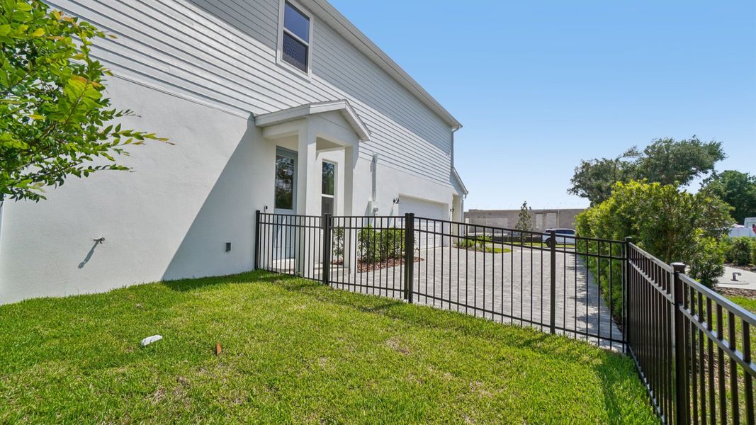 The Fenced Backyard