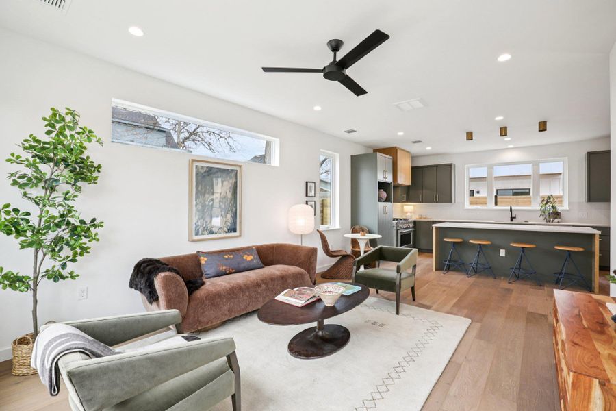 Furnished interior view inside a new home in , Austin (Image 6).