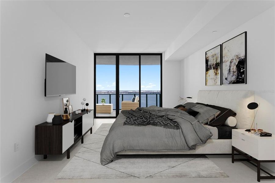 Furnished interior view inside a new home in , Tampa (Image 14).