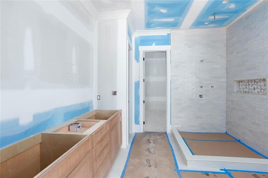 In-progress construction of a new home in , Powder Springs, GA (Image 18).