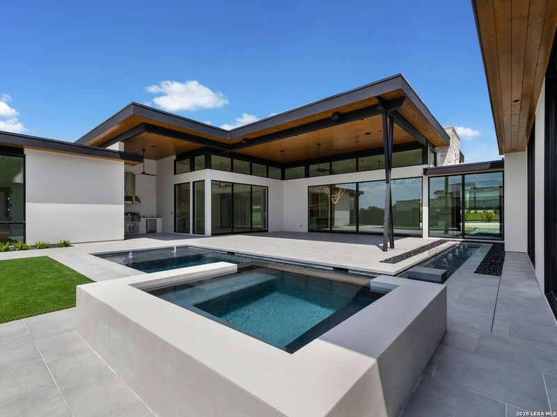 Exterior details and patio area of a home in , San Antonio (Image 28). Exterior details and patio area of a home in , San Antonio (Image 28).