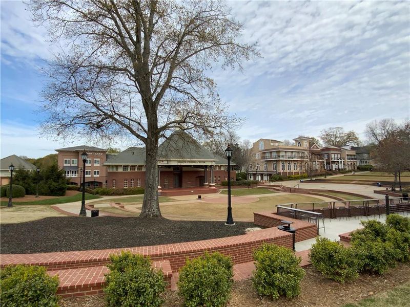 Front exterior of a new home in Evanshire Single Family, Duluth, GA, highlighting curb appeal (Image 26).