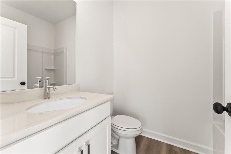 Furnished interior view inside a new home in East Park Village, Kennesaw (Image 15). Furnished interior view inside a new home in East Park Village, Kennesaw (Image 15).