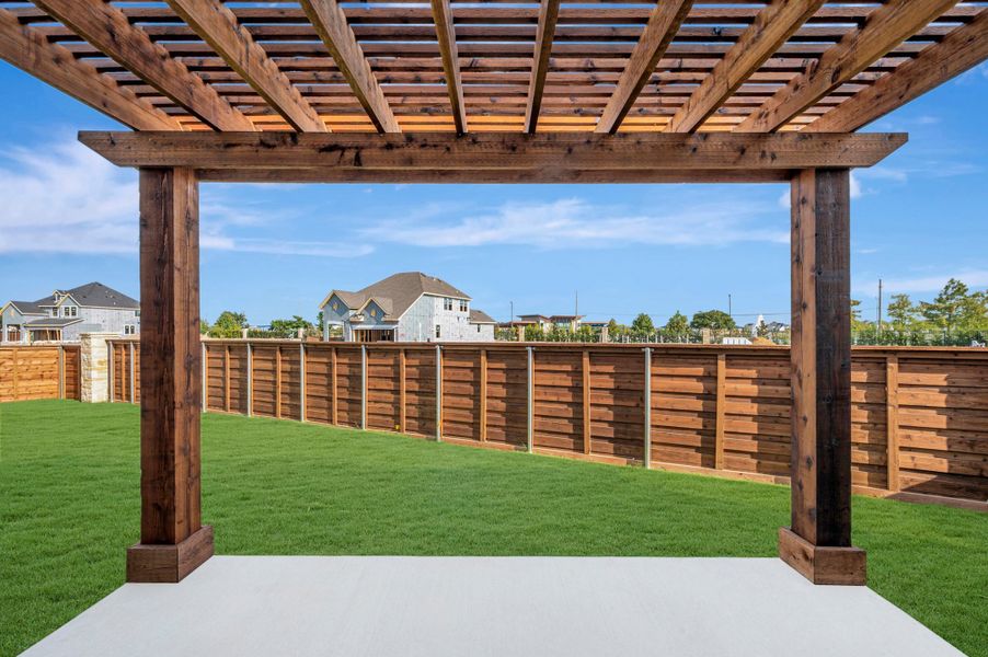 Exterior details and patio area of a home in Solterra - Cottage Series, Mesquite (Image 3). Exterior details and patio area of a home in Solterra - Cottage Series, Mesquite (Image 3).