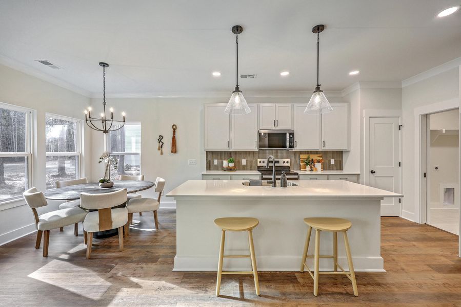 Furnished interior view inside a new home in , Summerville (Image 20).