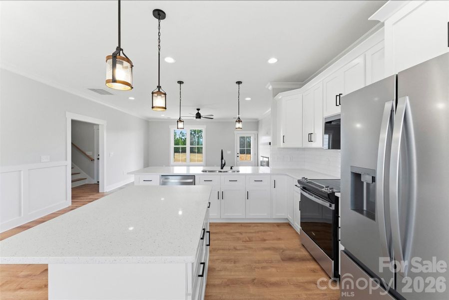 Furnished interior view inside a new home in , Locust (Image 19). Furnished interior view inside a new home in , Locust (Image 19).