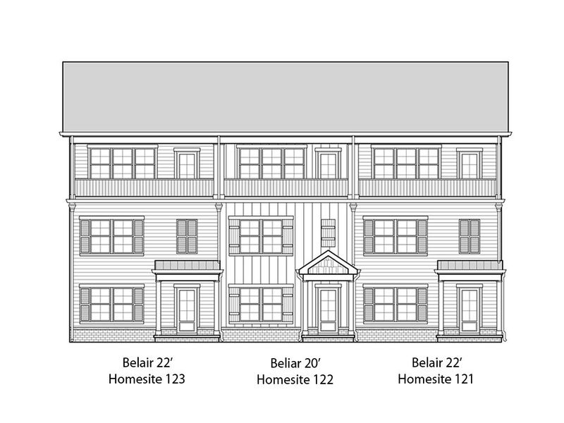 Belair 20' & 22' Townhomes