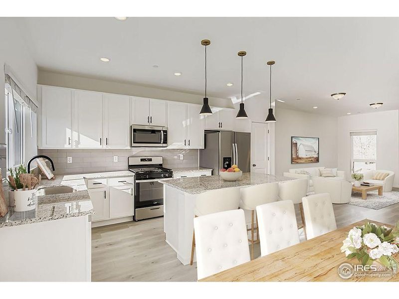 Furnished interior view inside a new home in Northfield, Fort Collins (Image 9).
