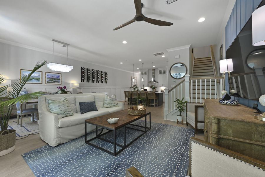 Furnished interior view inside a new home in , Mount Pleasant (Image 15).