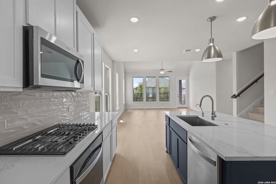 Furnished interior view inside a new home in Davis Ranch, San Antonio (Image 17).