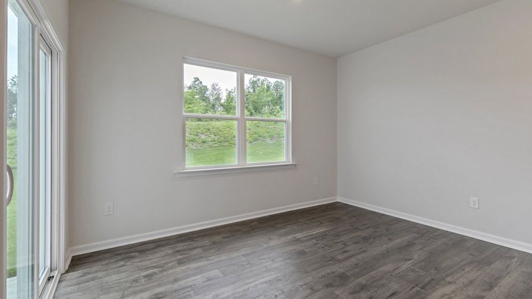 Representative unfurnished interior of a home built from the DARWIN by D.R. Horton in Honeycutt Oaks, Angier (Image 12). Representative unfurnished interior of a home built from the DARWIN by D.R. Horton in Honeycutt Oaks, Angier (Image 12).