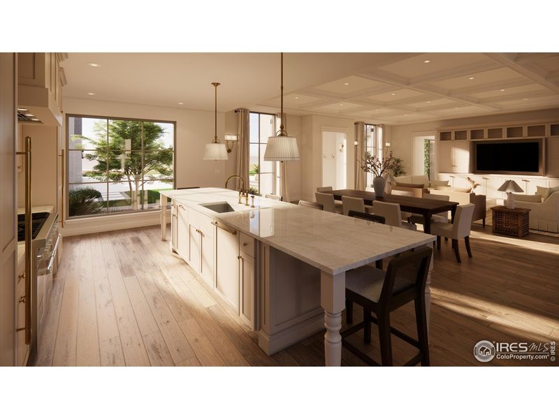 Furnished interior view inside a new home in , Fort Collins (Image 7).