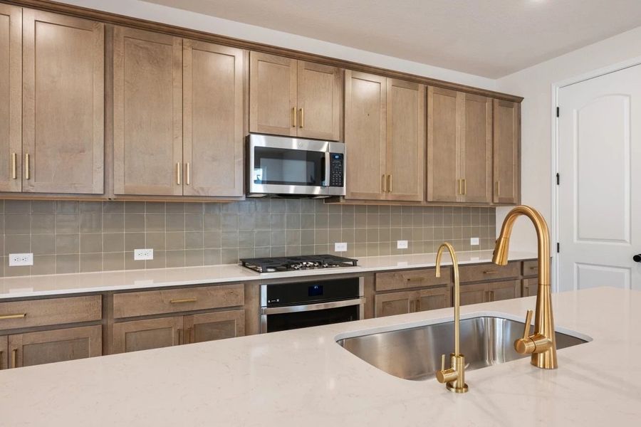 Furnished interior view inside a new home in Cannon Ranch, Dripping Springs (Image 8).