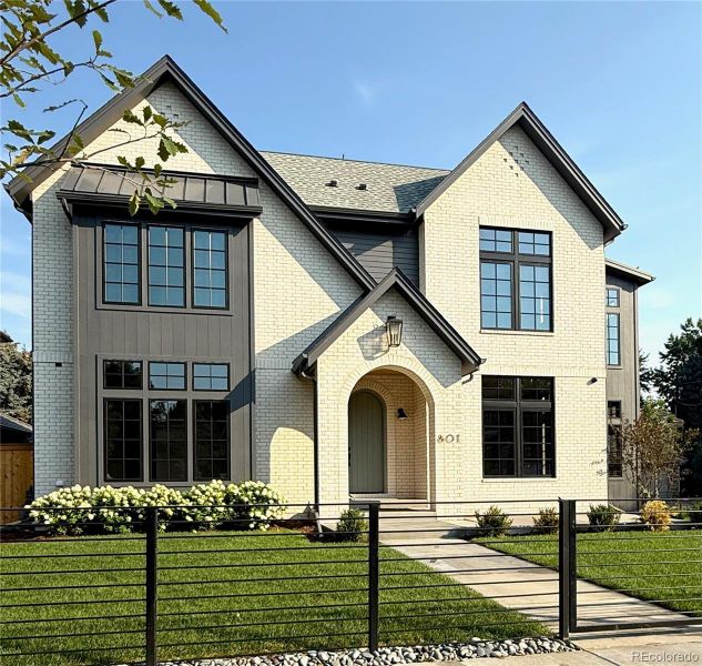 Front exterior of a new home in , Denver, CO, highlighting curb appeal (Image 20).