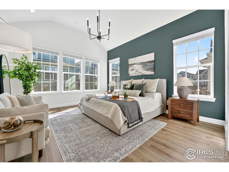 Furnished interior view inside a new home in Westerly, Erie (Image 18).