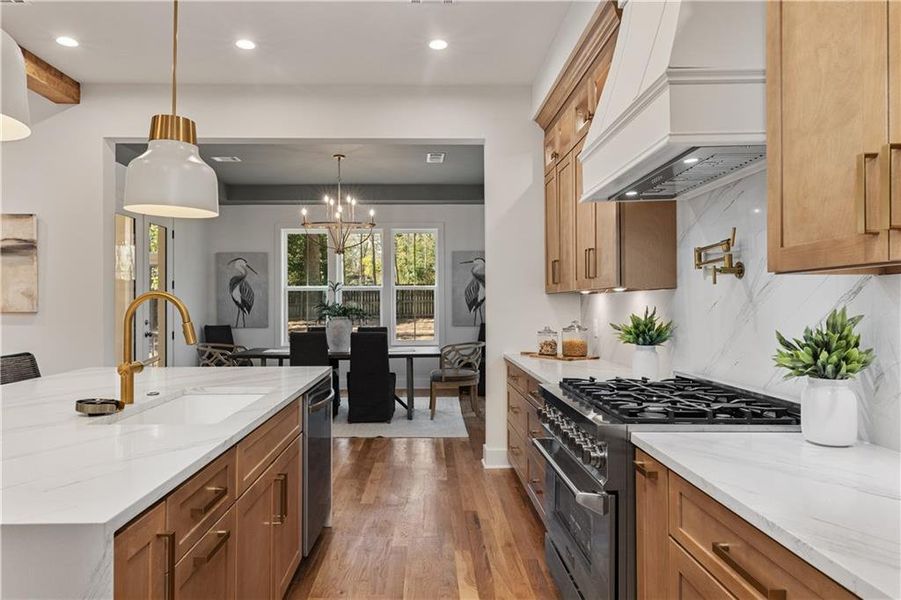 Furnished interior view inside a new home in , Decatur (Image 41).