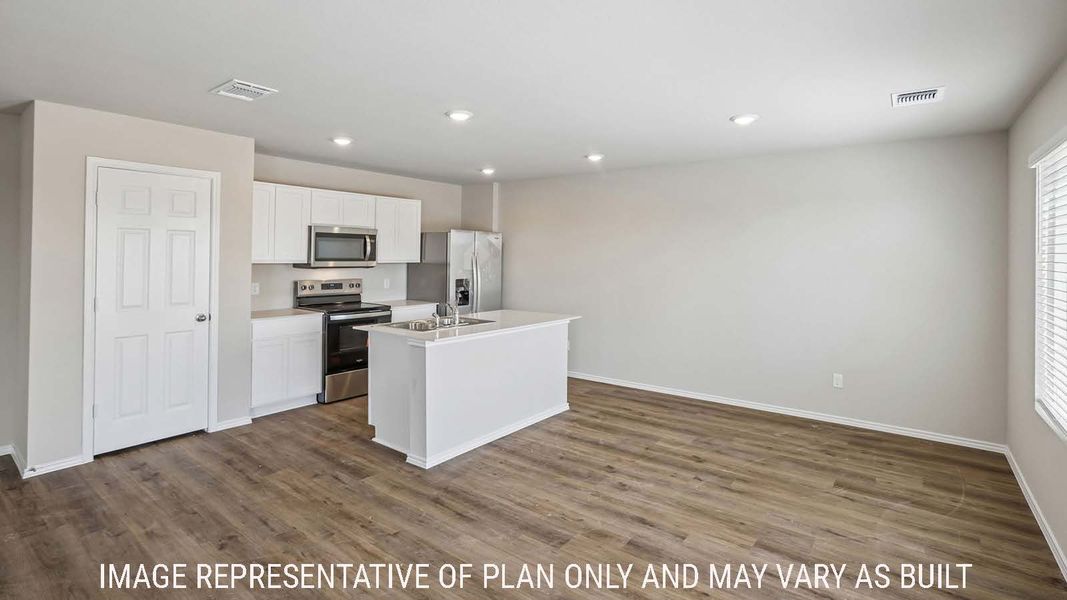 Furnished interior view inside a new home in Eastern Wells, Jarrell (Image 8).