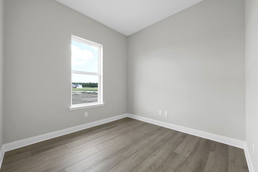 Representative unfurnished interior of a home built from the Tomoka by Riverside Homes in Hidden Creek at SilverLeaf Phase 1, St. Augustine (Image 28).