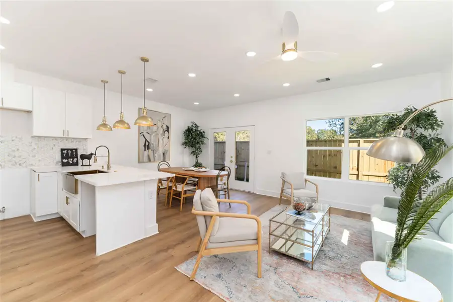 Furnished interior view inside a new home in , Houston (Image 17).