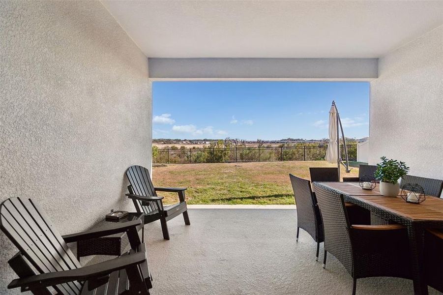 Exterior details and patio area of a home in , Wesley Chapel (Image 24).