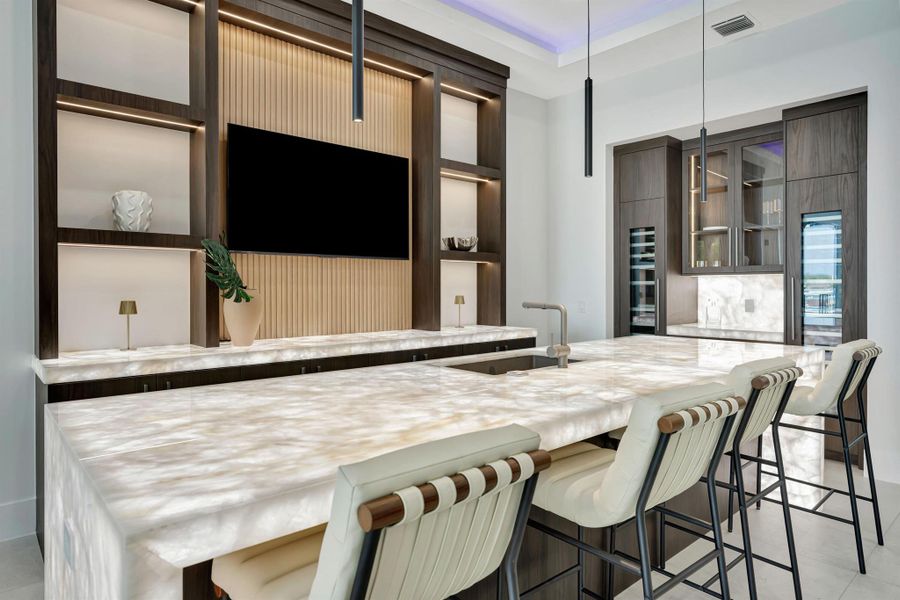 Furnished interior view inside a new home in , Lantana (Image 13).