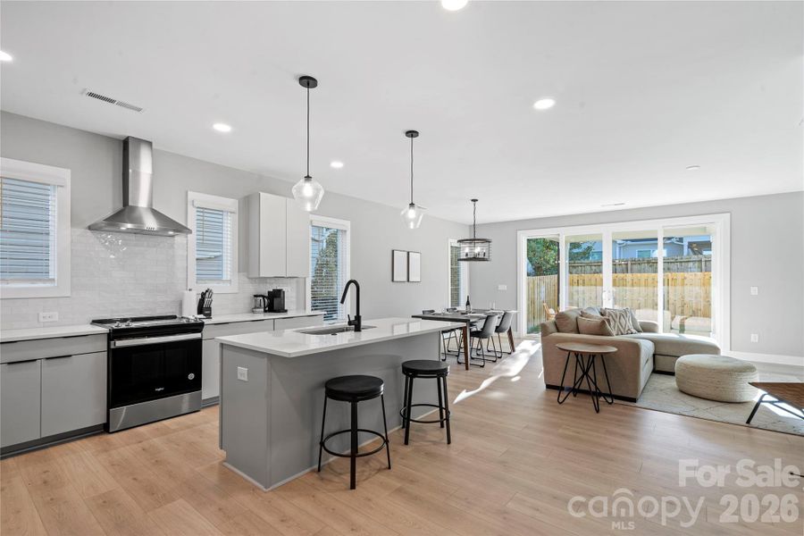 Furnished interior view inside a new home in , Charlotte (Image 22). Furnished interior view inside a new home in , Charlotte (Image 22).