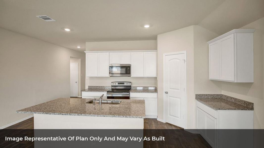 Furnished interior view inside a new home in Bar W Ranch, Leander (Image 4).