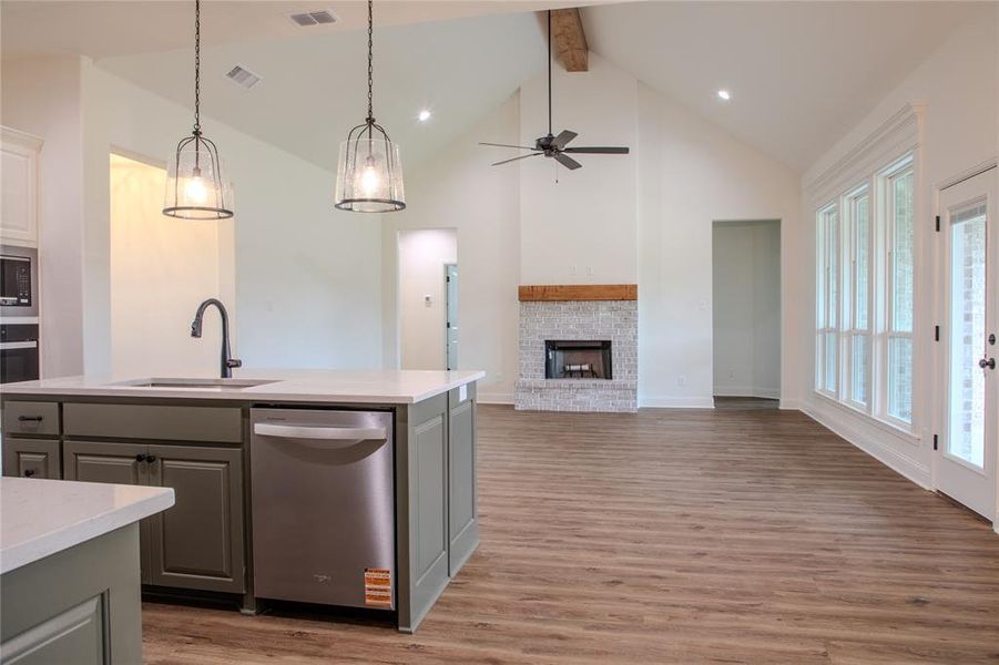 Furnished interior view inside a new home in , Poolville (Image 4).