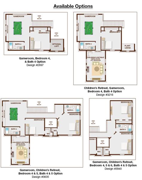2D floor plan layout of this home in Creekside at Elevon, Lavon, TX (Image 3).