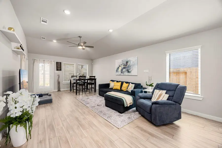 Furnished interior view inside a new home in Marvida, Cypress (Image 7).