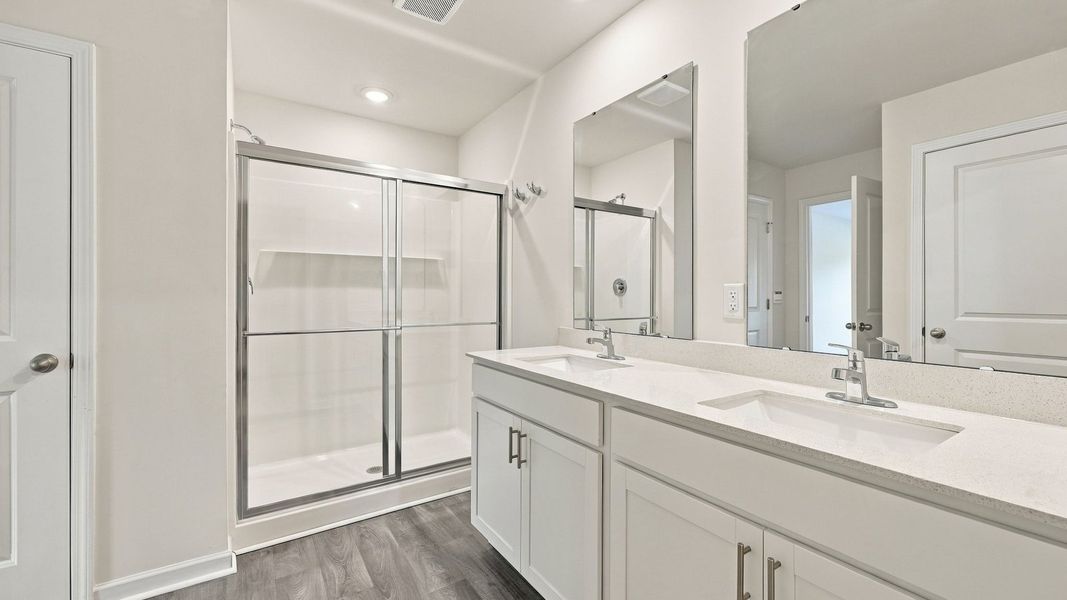 Furnished interior view inside a new home in Bynum Farms, Farmville (Image 8).