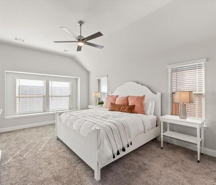 Furnished interior view inside a new home in The Lakes at Parks of Aledo, Aledo (Image 9).