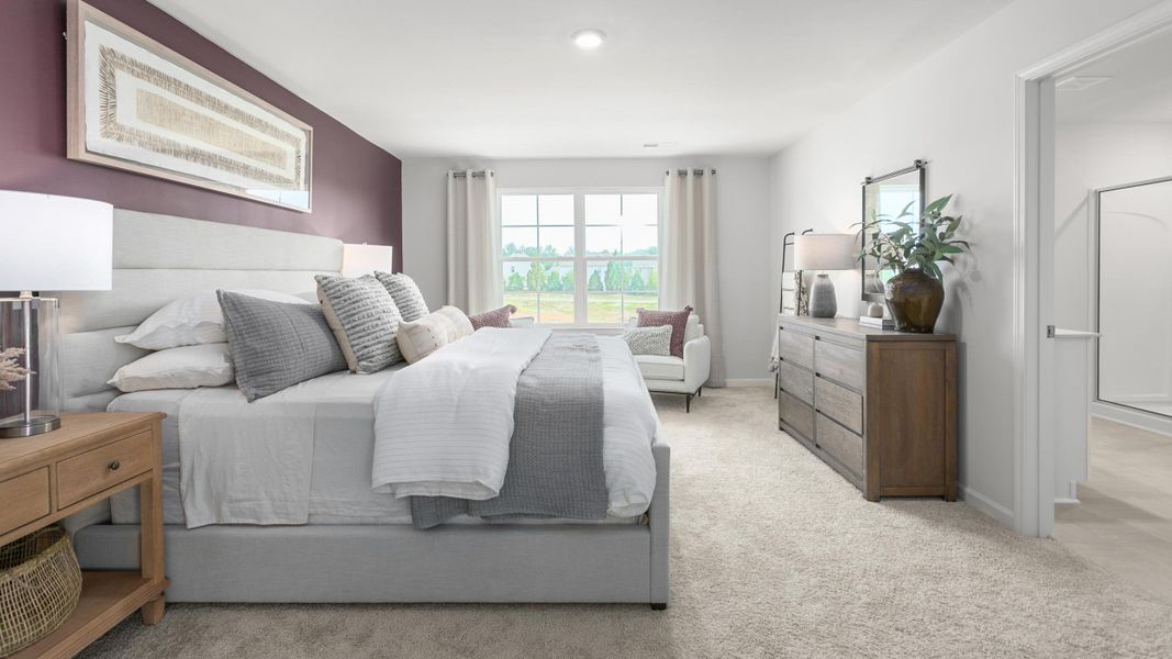 Representative furnished interior of a home built from the Hayden by D.R. Horton in Middleton, Greensboro (Image 11).