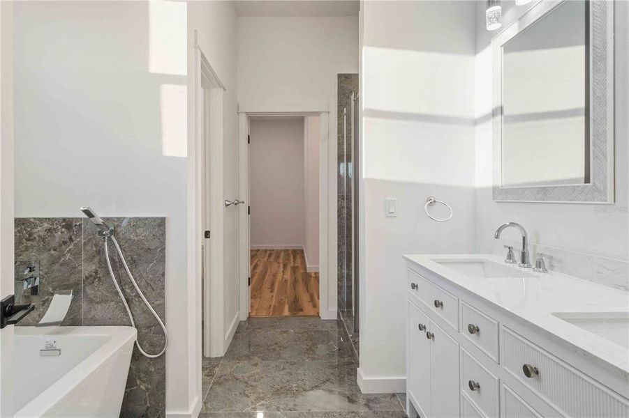 Furnished interior view inside a new home in , Punta Gorda (Image 17).