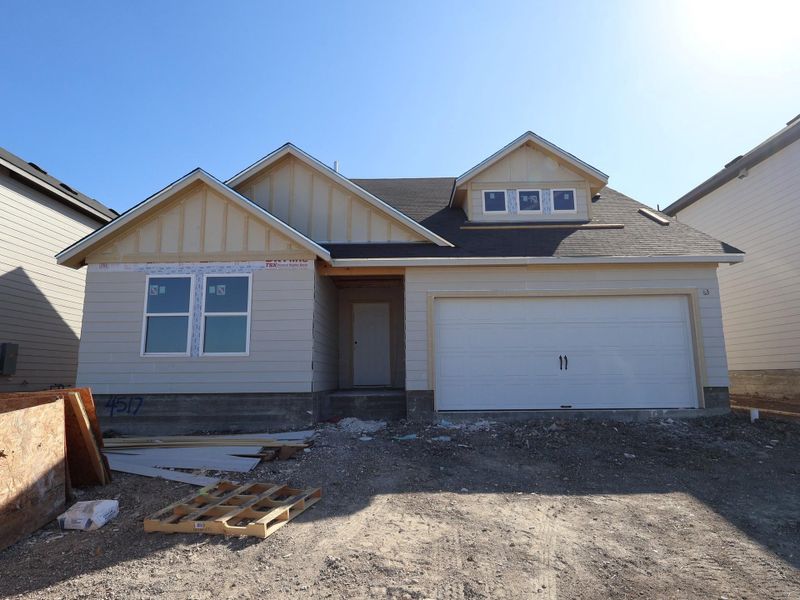 In-progress construction of a new home in Cascades at Onion Creek, Austin, TX (Image 6).