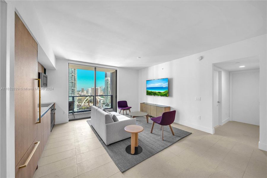 Furnished interior view inside a new home in Natiivo Miami, Miami (Image 10).