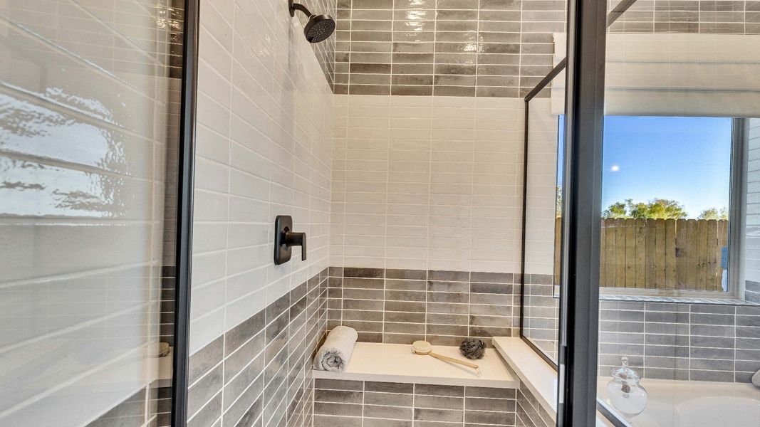 Representative furnished interior of a home built from the Magnolia by DRB Homes in Revelry, Del Valle (Image 14).