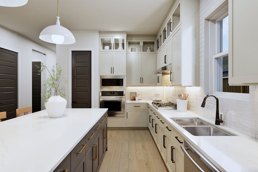 The Camellia - Optional Cooktop Kitchen