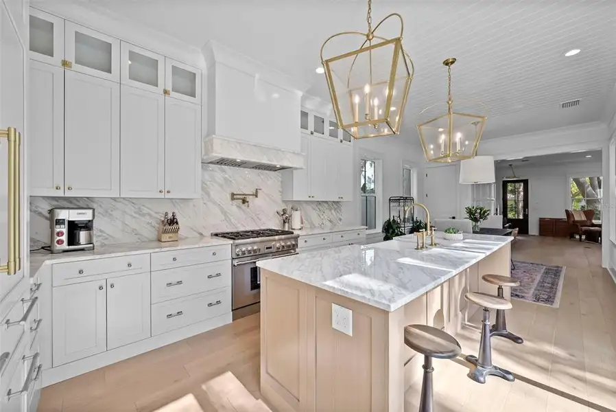 Furnished interior view inside a new home in , St. Petersburg (Image 21).