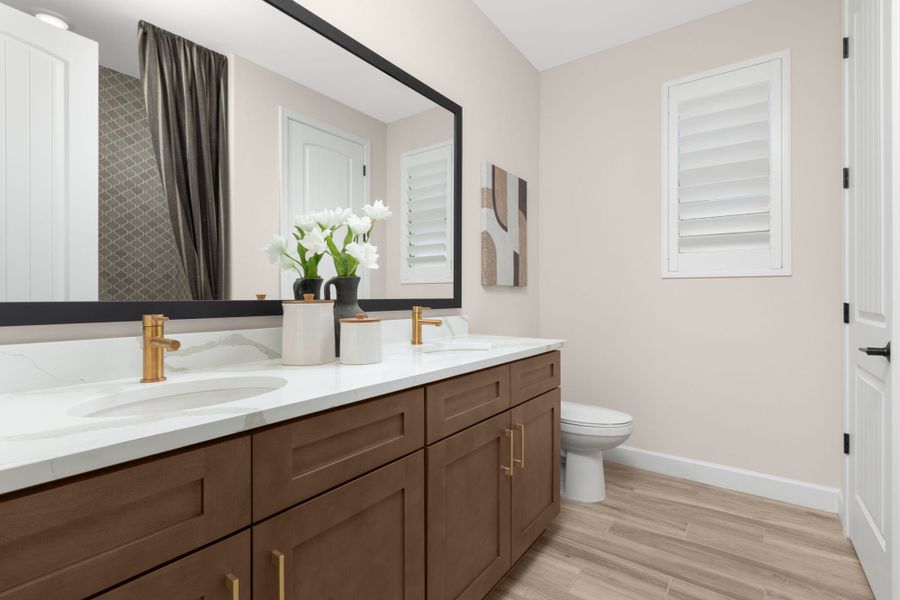 Representative furnished interior of a home built from the Crimson by Mattamy Homes in Covena Pointe, Tucson (Image 19).