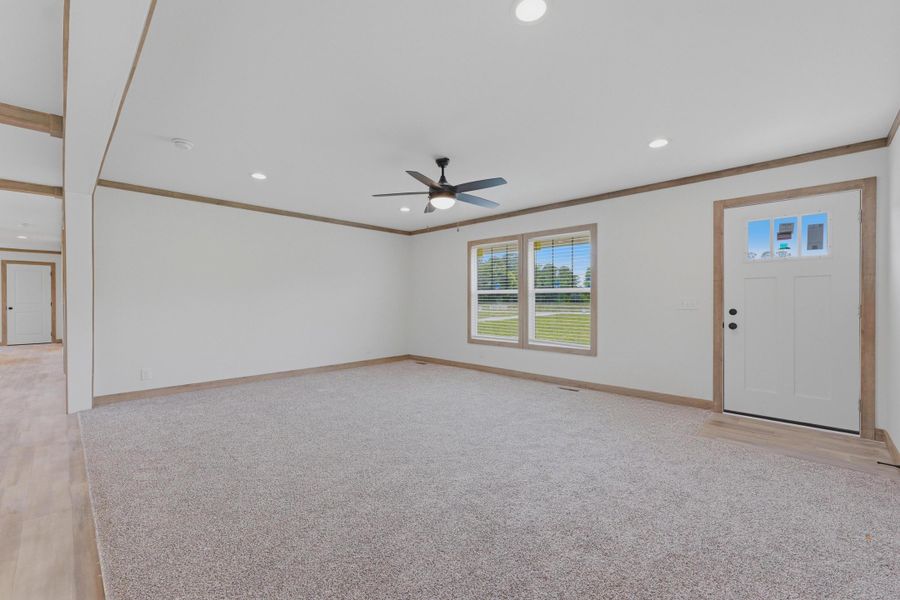 Spacious, unfurnished interior of a new home in , Cross (Image 32).