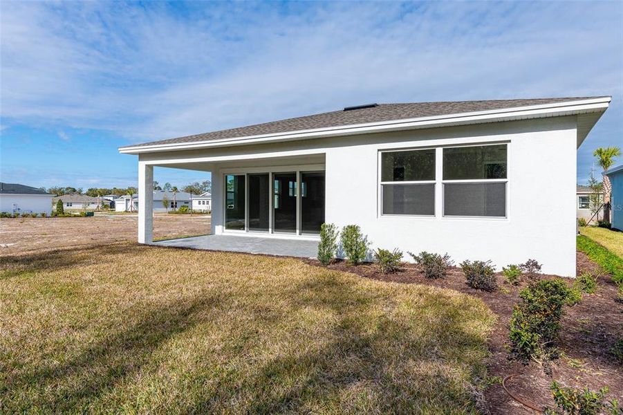 Exterior details and patio area of a home in Cresswind DeLand, Deland (Image 20).