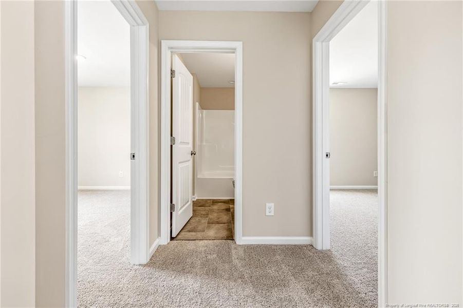 Full Bath between 2 spare bedrooms Full Bath between 2 spare bedrooms